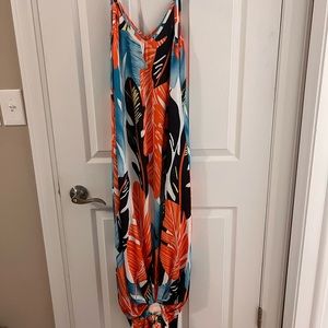 Tropical maxi dress